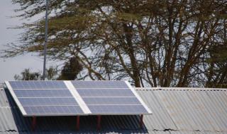 Solar panel school kenya